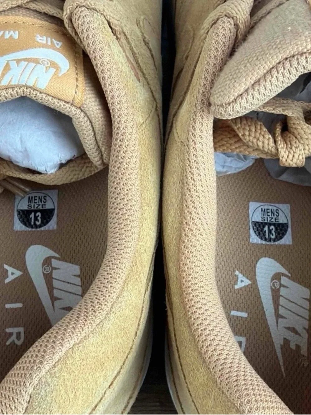 Nike Air Max 1 Premium Flax Wheat 2017 Size 13 875844-203 Men’s Sneakers OG Rare